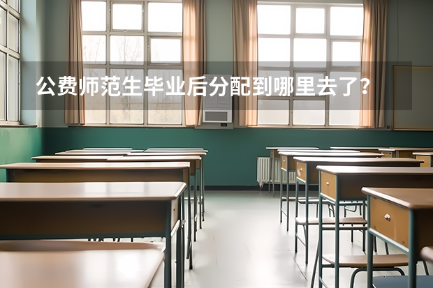 公费师范生毕业后分配到哪里去了？