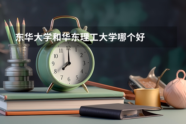 东华大学和华东理工大学哪个好