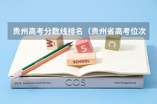 贵州高考分数线排名（贵州省高考位次对应大学）