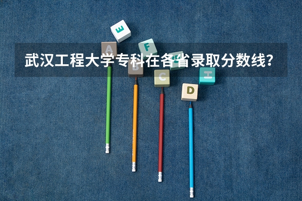 武汉工程大学专科在各省录取分数线？ 武汉专科公办学校分数线