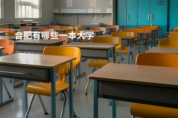 合肥有哪些一本大学