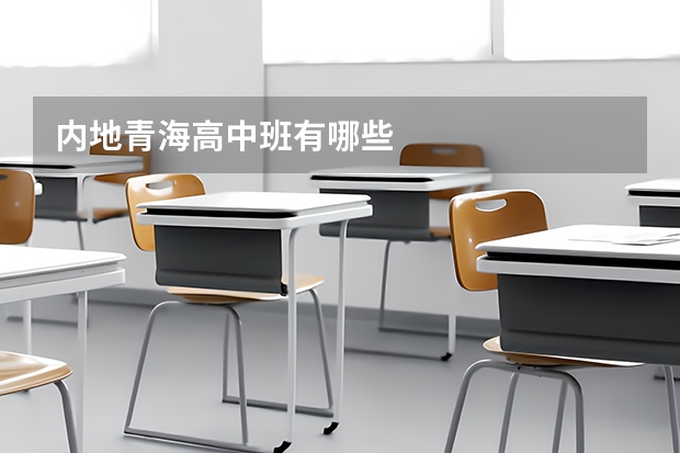 内地青海高中班有哪些