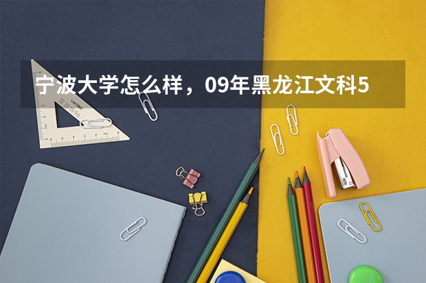 宁波大学怎么样,09年黑龙江文科530左右,能进吗 ?