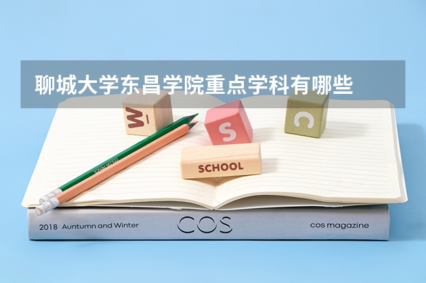 聊城大学东昌学院重点学科有哪些