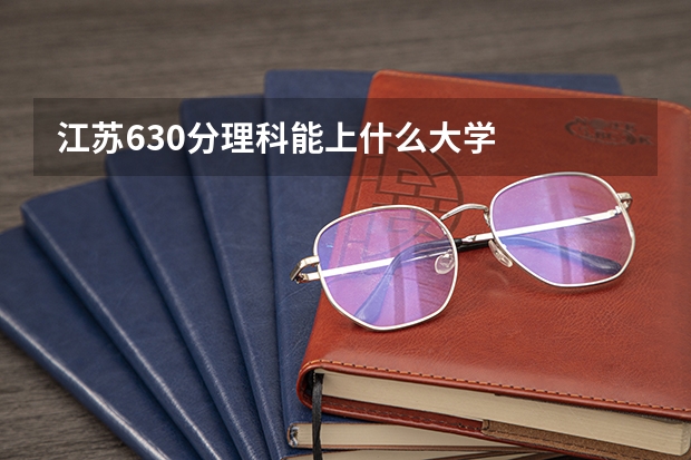 江苏630分理科能上什么大学