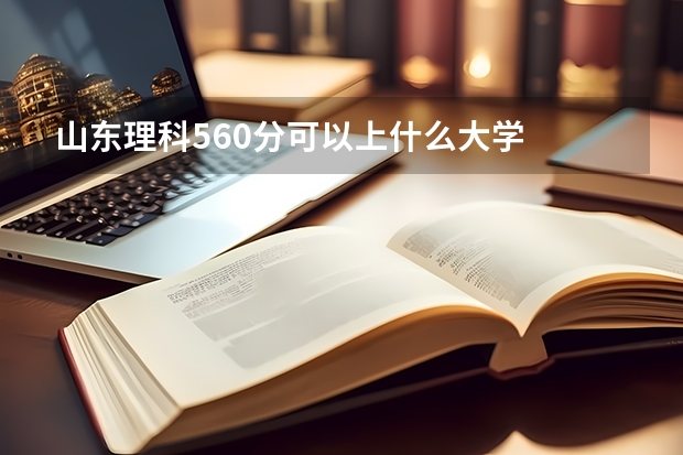 山东理科560分可以上什么大学