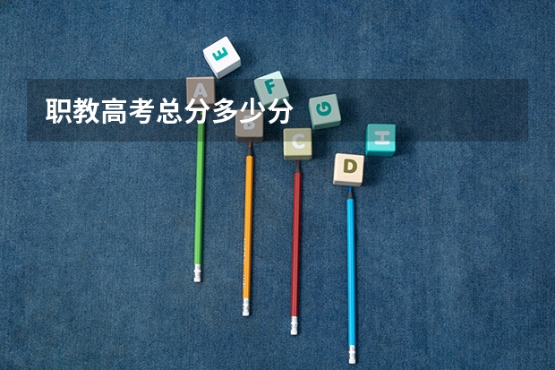 职教高考总分多少分