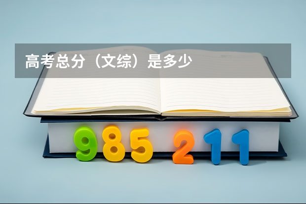 高考总分(文综)是多少