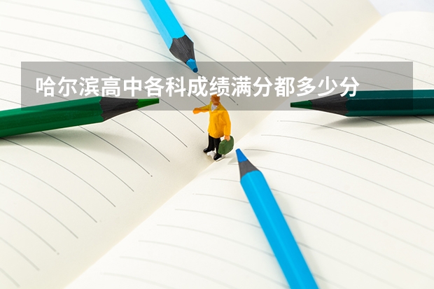哈尔滨高中各科成绩满分都多少分