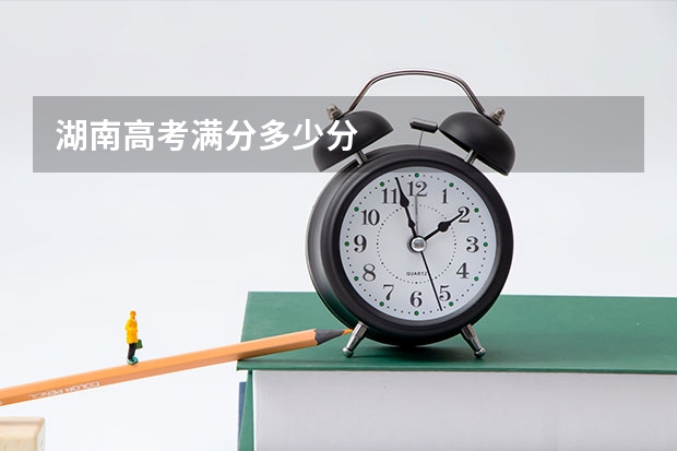 湖南高考满分多少分